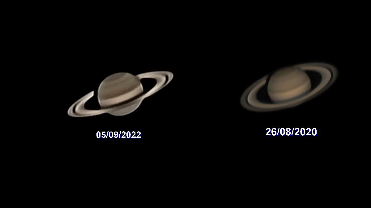 Anneaux de Saturne 2020/2022