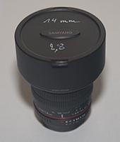 Samyang 14mm monture Nikon F