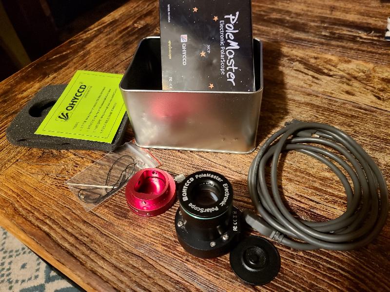 Polemaster QHY + adaptateur EQ6, AZ-EQ6, EQ5, etc. Polemaster QHY + adaptateur EQ6, AZ-EQ6, EQ5, etc.