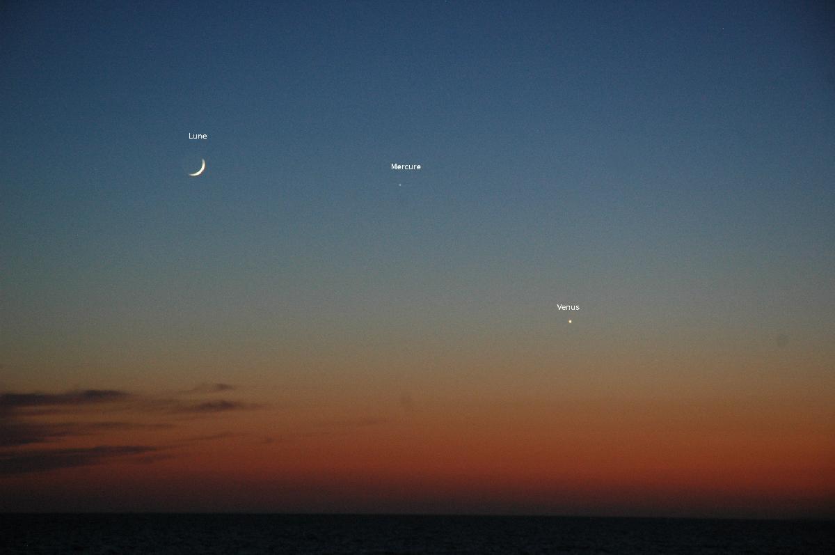 Lune - Mercure - Venus Lune - Mercure - Venus