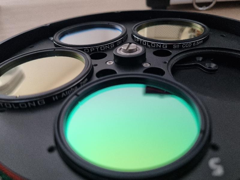 Roue à Filtres 5x2" + Filtres SHO 6.5nm-CLS Optolong