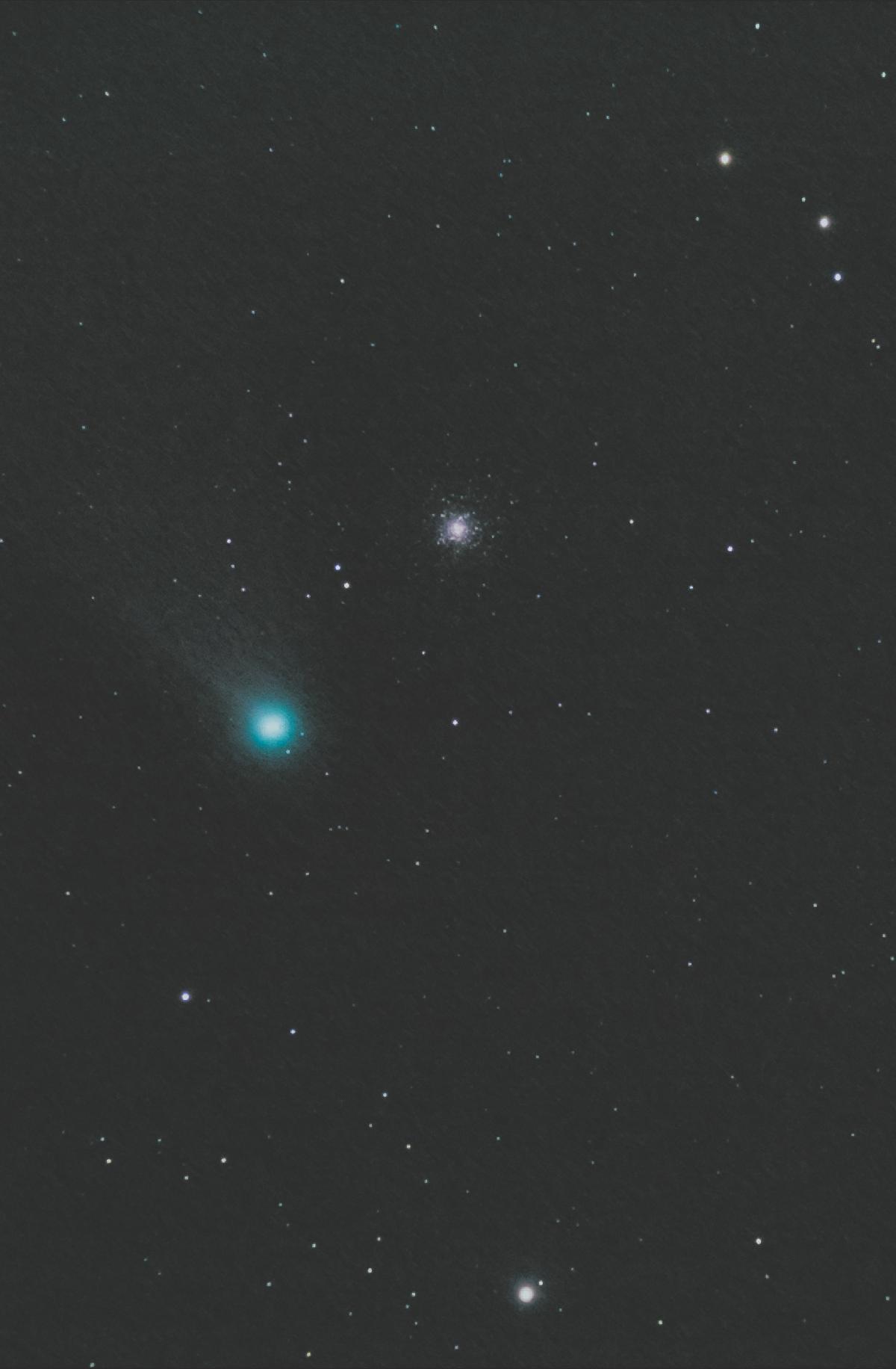 amas M53 et neowise. amas M53 et neowise.