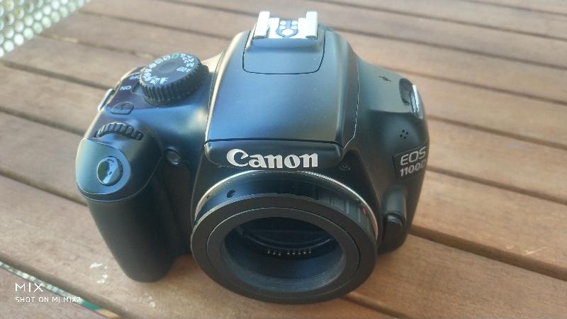 Canon EOS 1100D défiltré total + Bague T2 Canon EOS 1100D défiltré total + Bague T2
