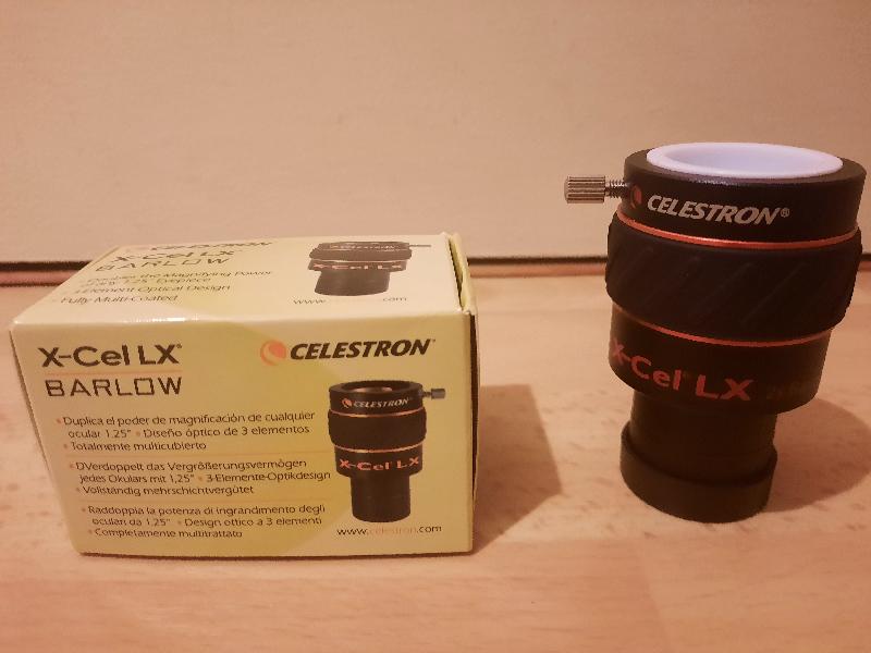 Lentille de Barlow x2 Celestron X-Cel LX Lentille de Barlow x2 Celestron X-Cel LX