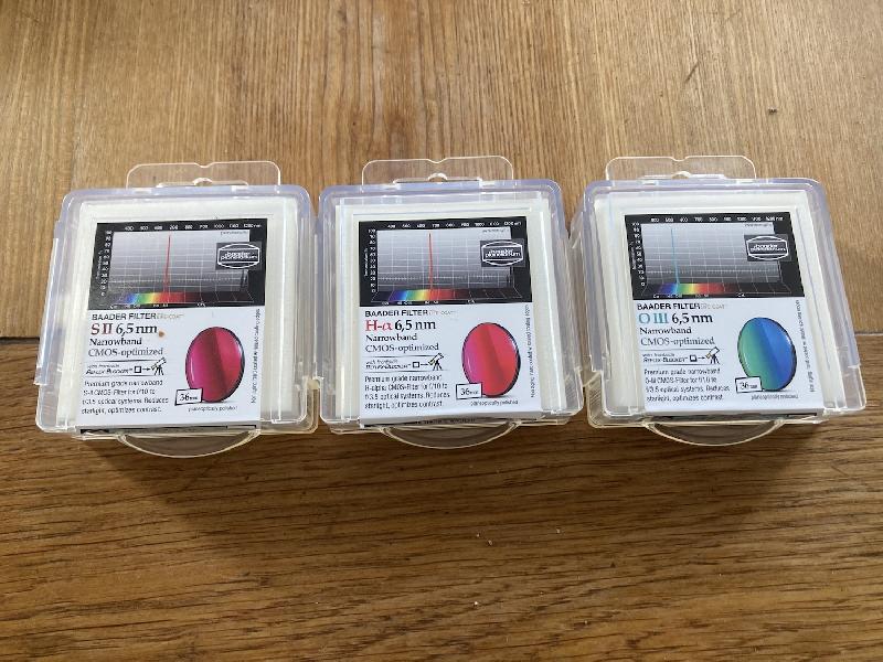 Filtre Baader 36mm SHO 6,5nm optimisés CMOS Filtre Baader 36mm SHO 6,5nm optimisés CMOS