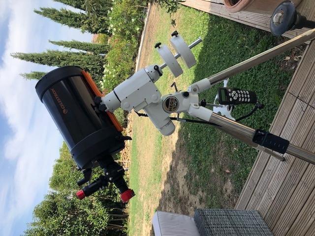 Téléscope C8 Celestron + HEQ5 Pro Goto + Optiques + map Téléscope C8 Celestron + HEQ5 Pro Goto + Optiques + map