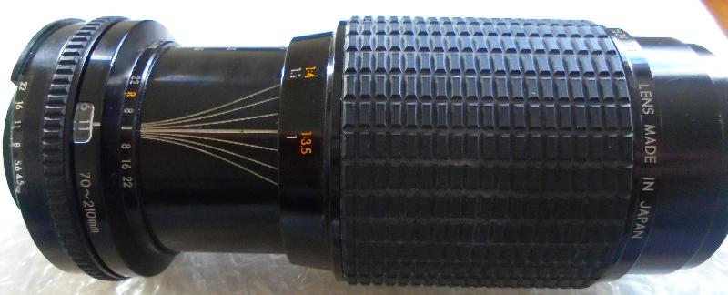 Objectif SIGMA zoom K II f=70~210mm (1:4.5) Objectif SIGMA zoom K II f=70~210mm (1:4.5)