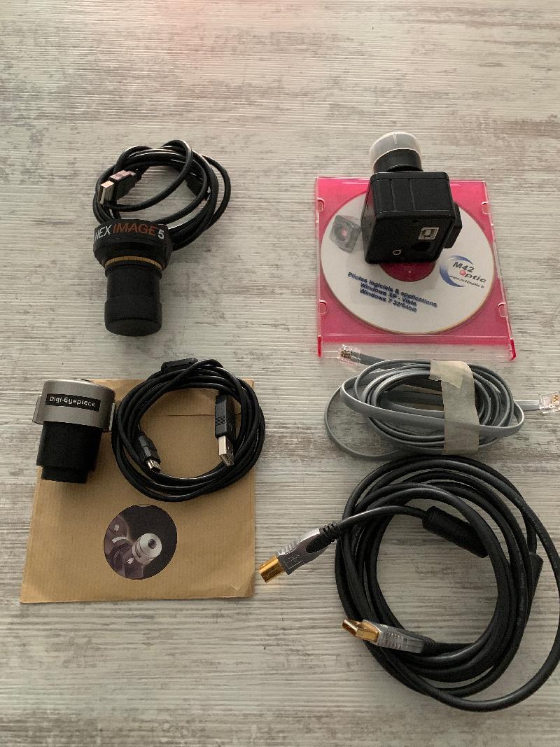 LOT DE 3 CAMERAS planetaires LOT DE 3 CAMERAS planetaires