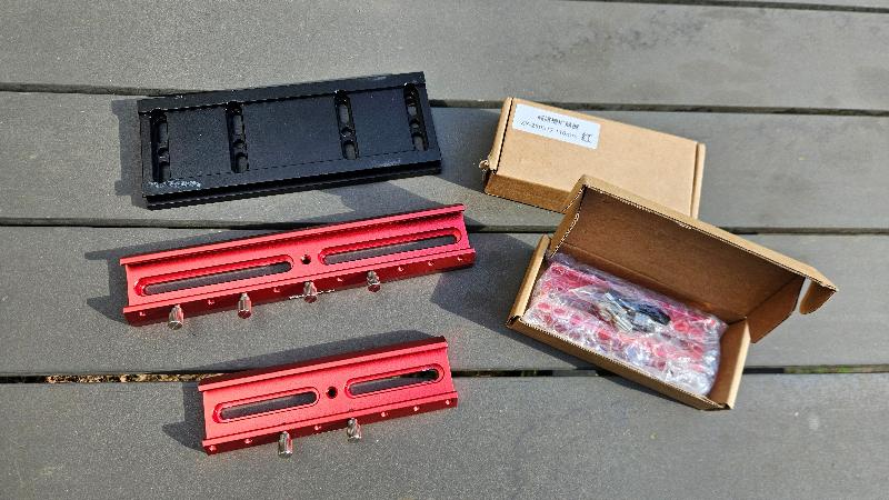 Platine Losmandy et rails de guidage