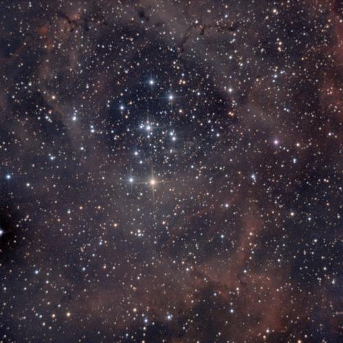 Nébuleuse de la Rosette (en partie) Nébuleuse de la Rosette (en partie)