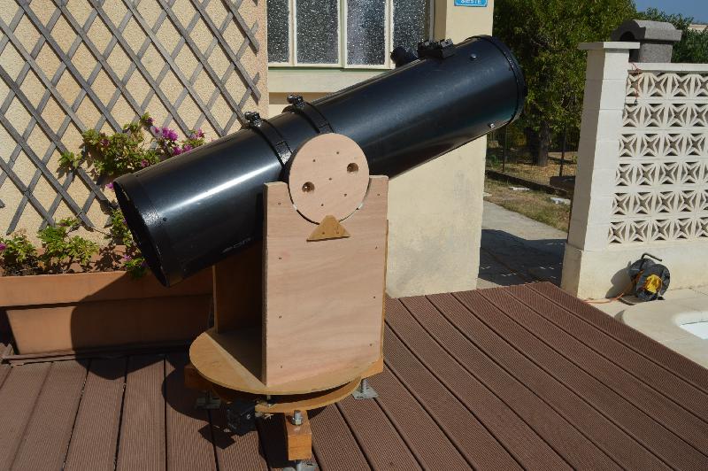 Newton sur table equatorialle