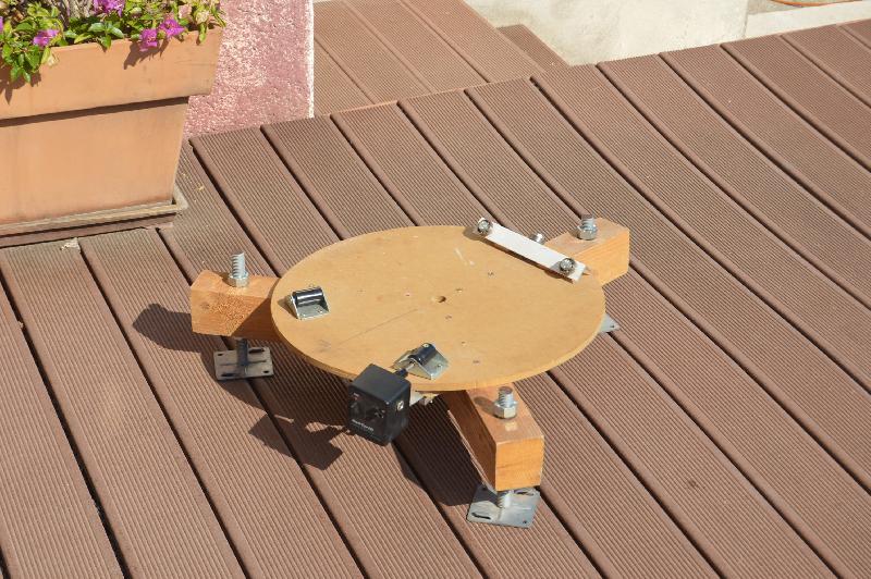 Support table equatorialle