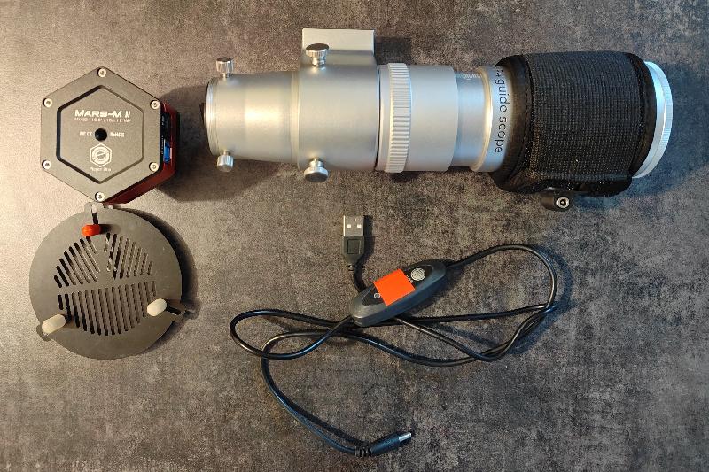 PlayerOne Mars II + Askar Guidescope + accesoires PlayerOne Mars II + Askar Guidescope + accesoires