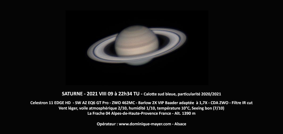 Saturne 09 août 2021 Saturne 09 août 2021