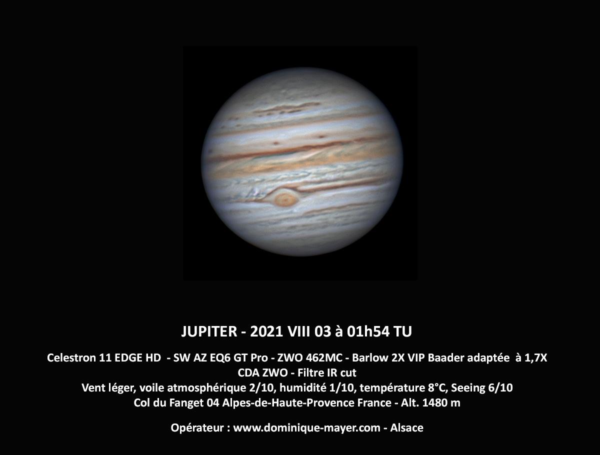 Jupiter - 03 août 2021