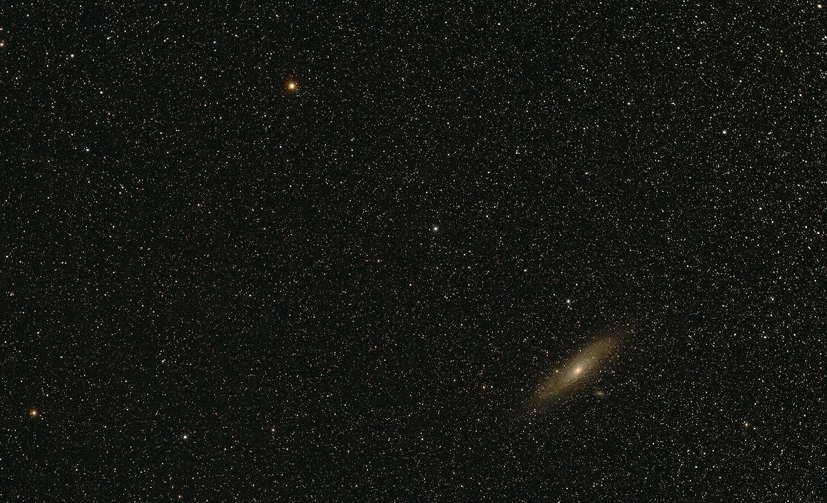 Galaxie d'Andromède en champ (très) large Galaxie d'Andromède en champ (très) large