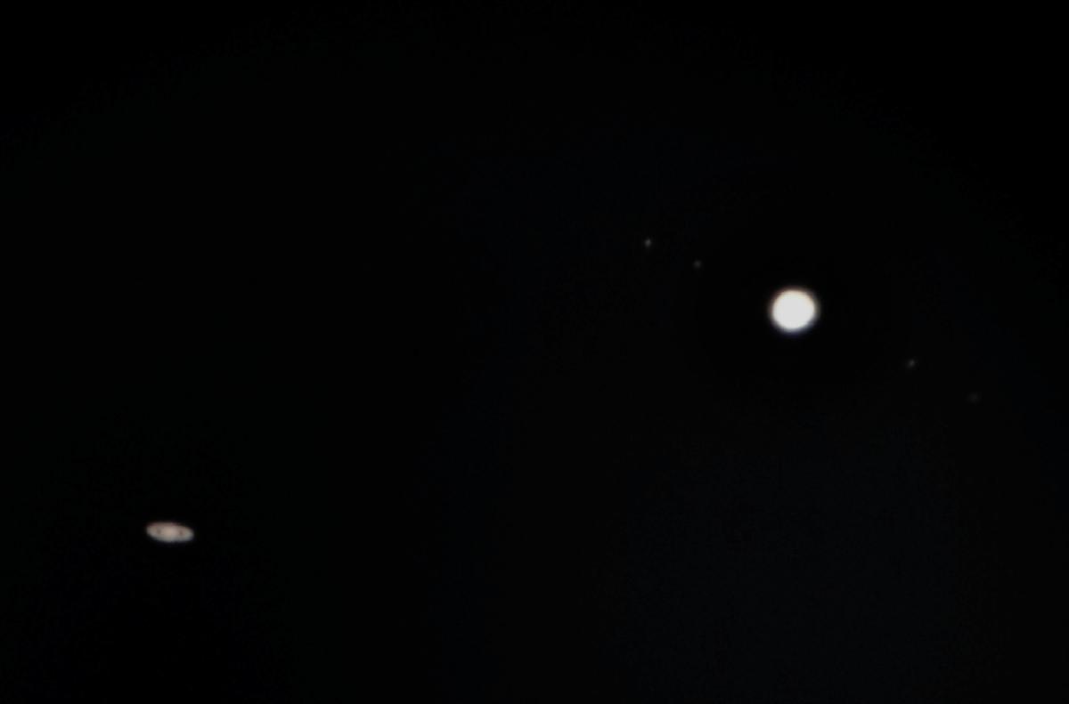 Conjonstion Saturne Jupiter