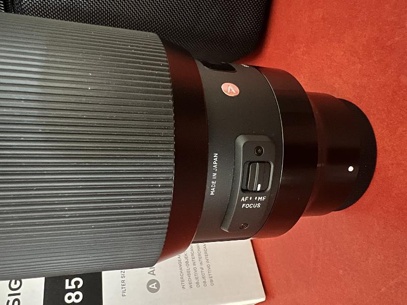 Objectif Sigma AF85mm f/1.4 DG HSM Art monture FE pour Sony