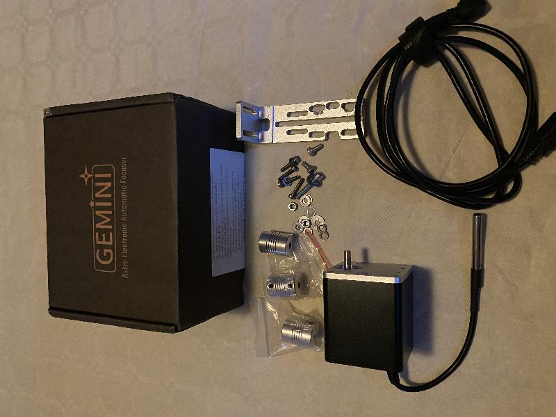EAF Gemini moteur mise au point + platine support