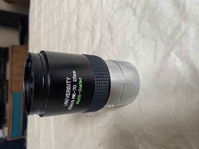 Oculaire University Optics U.O König MK-70 25mm / 70° 2 pouces