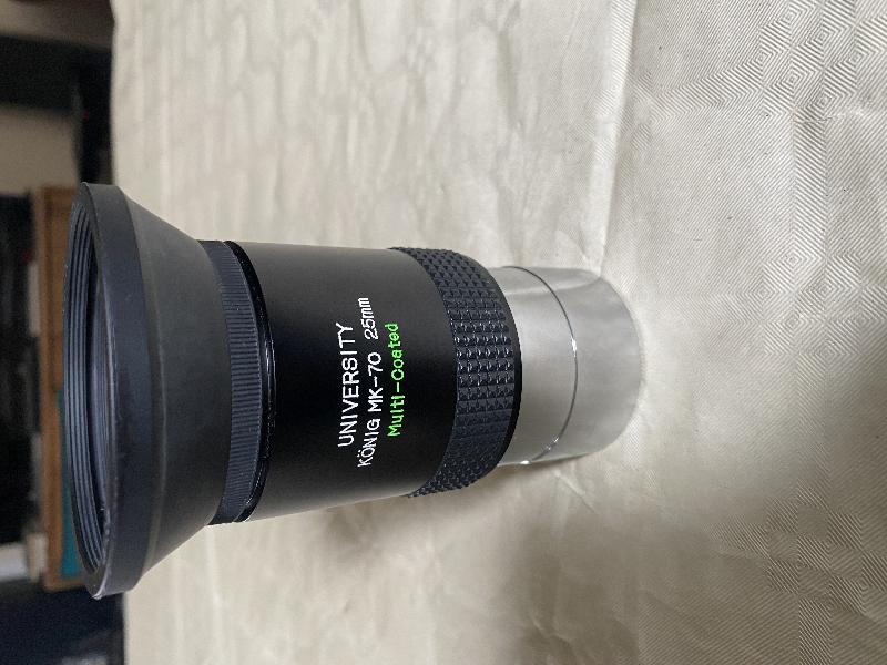 Oculaire University Optics U.O König MK-70 25mm / 70° 2 pouces