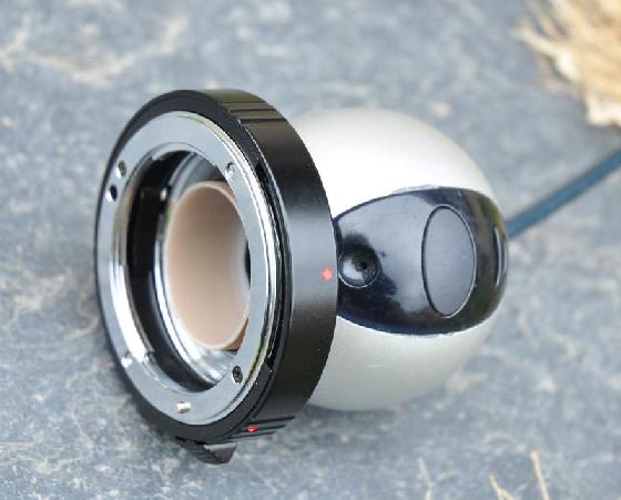 Adaptateur objectif/webcam Adaptateur objectif/webcam