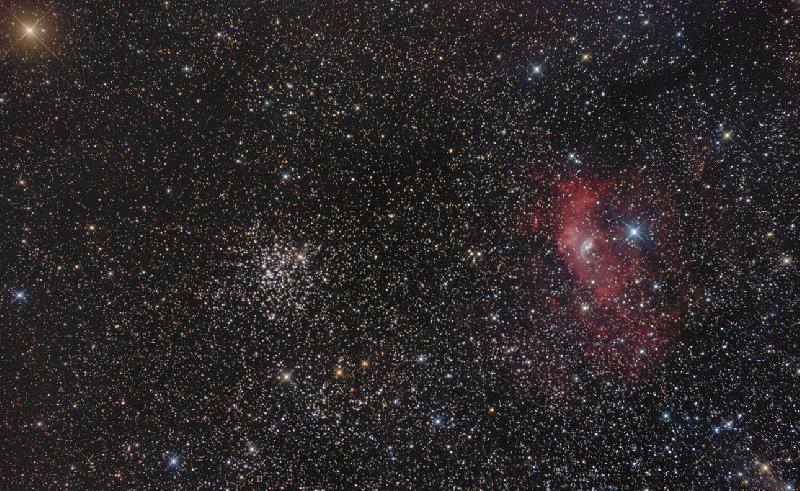 M52 & NGC7635 (la bulle) M52 & NGC7635 (la bulle)