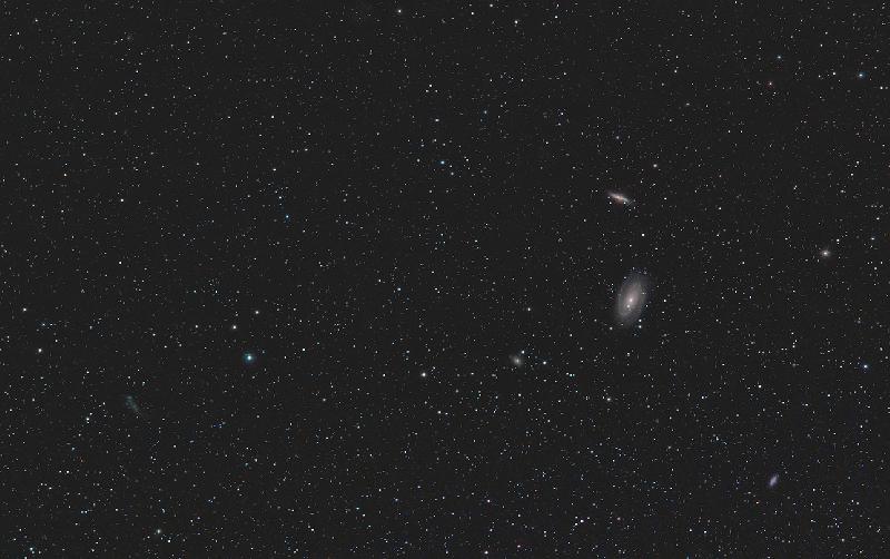 Grand champ autour de M81 et M82 Grand champ autour de M81 et M82