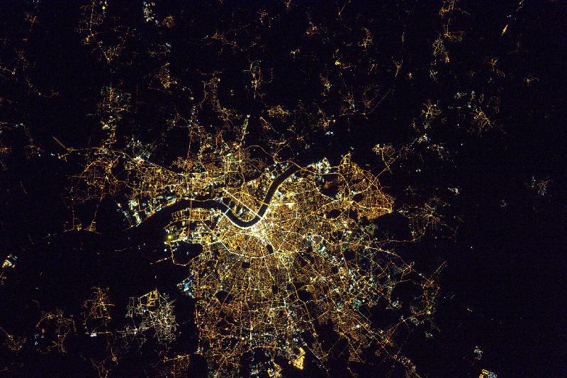 Bordeaux vu de l'ISS par Thomas Pesquet