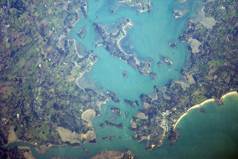 Golfe du Morbihan depuis l'ISS par T.Pesquet Golfe du Morbihan depuis l'ISS par T.Pesquet