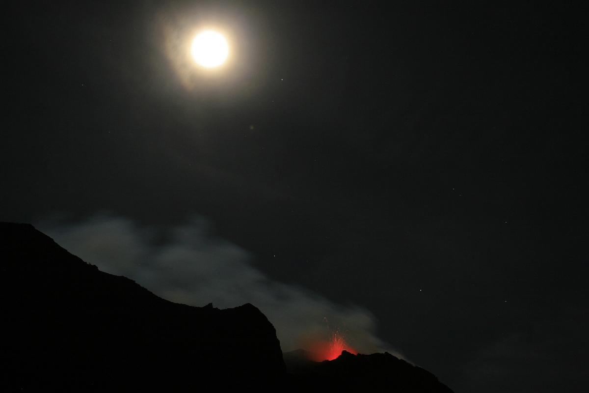Pleine Lune et Stromboli