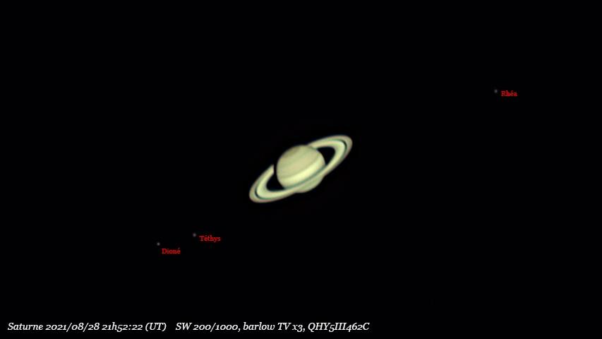 Saturne et Satellites