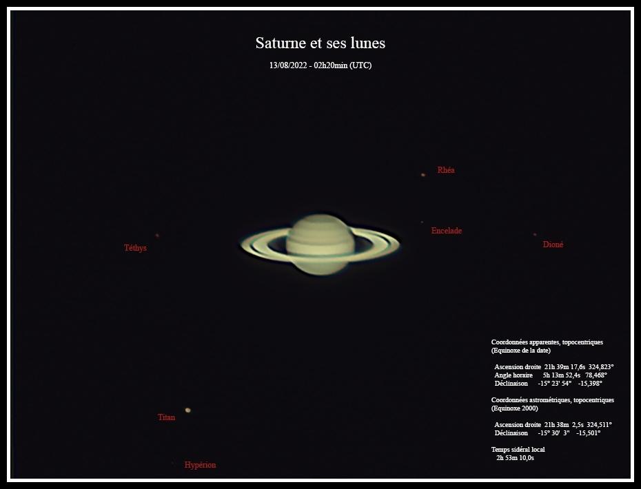 Saturne 13/08/2022 Saturne 13/08/2022