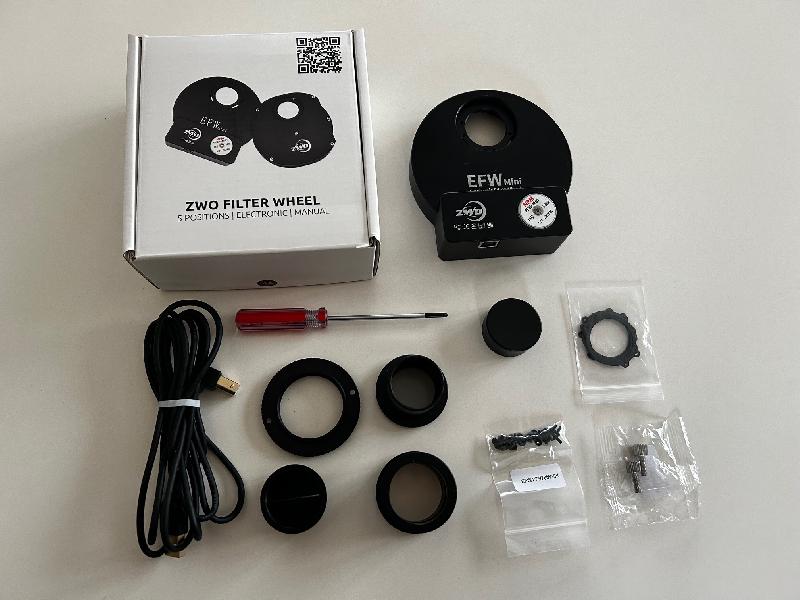 Vente Roue à filtres motorisée ZWO 5 positions 5x31,75mm (M28)