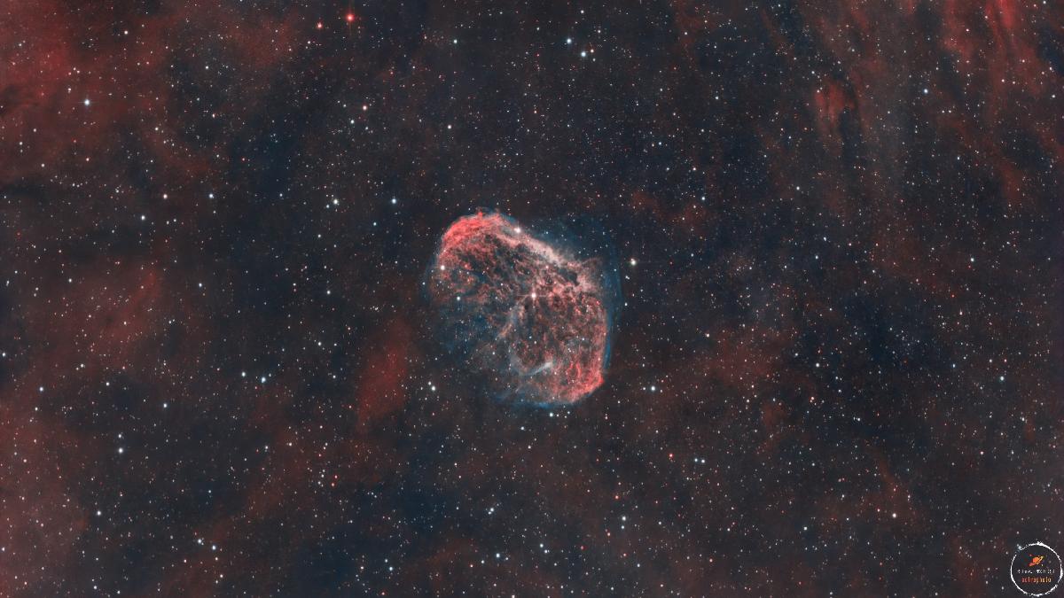NGC6888 nébuleuse du croissant HOO NGC6888 nébuleuse du croissant HOO