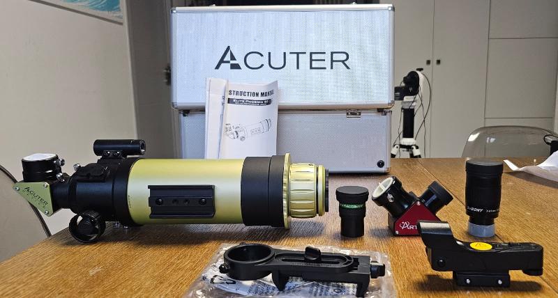 Acuter elite phoenix 40/400 + skywatcher solarquest Acuter elite phoenix 40/400 + skywatcher solarquest