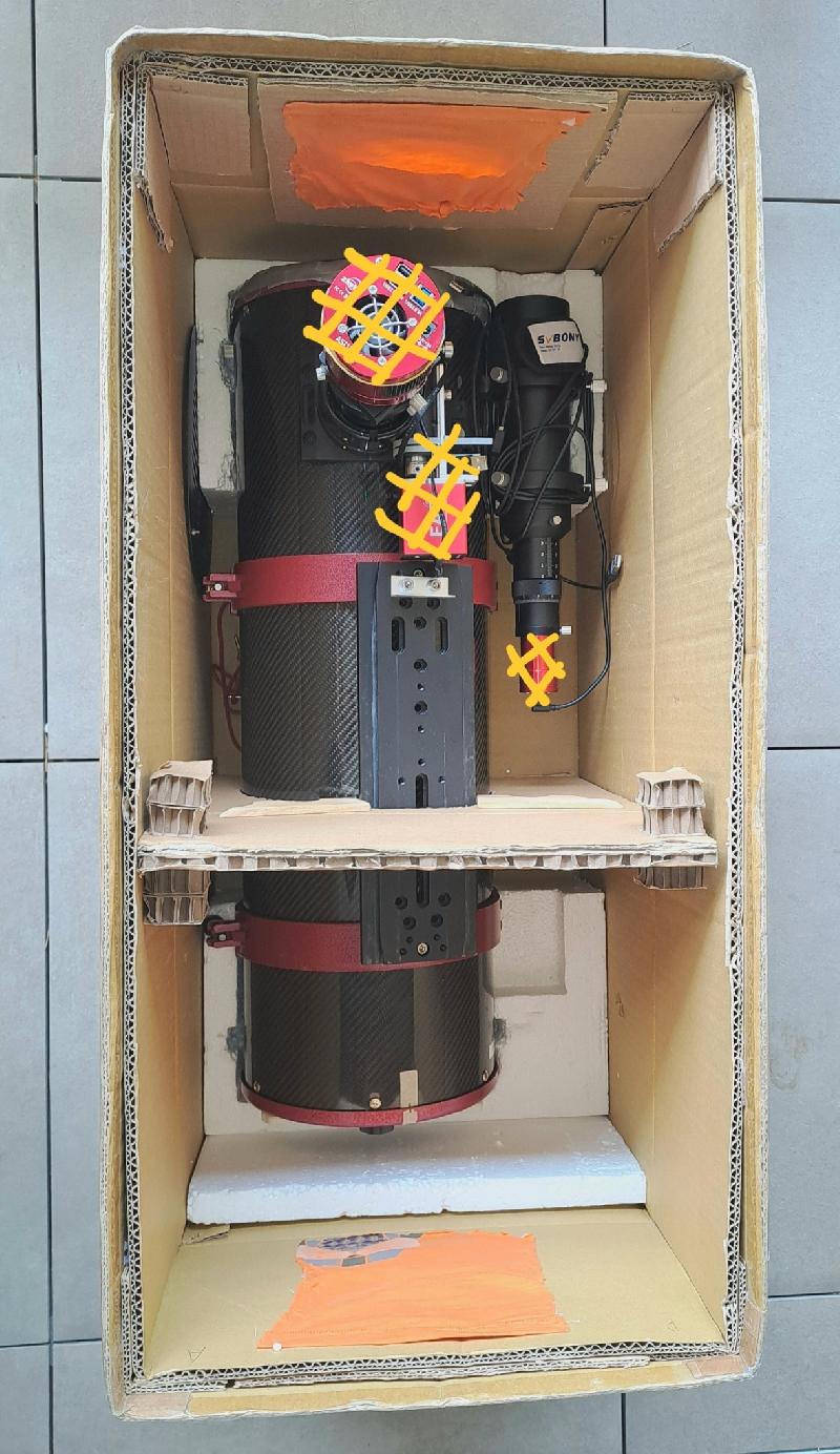 Vends tàlescope 200/800 UNC et monture AZEQ6