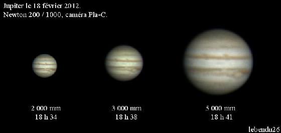 Jupiter le 18 02 2012 Jupiter le 18 02 2012