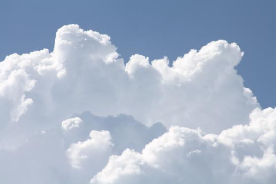 nuages à défaut de ciel bleu