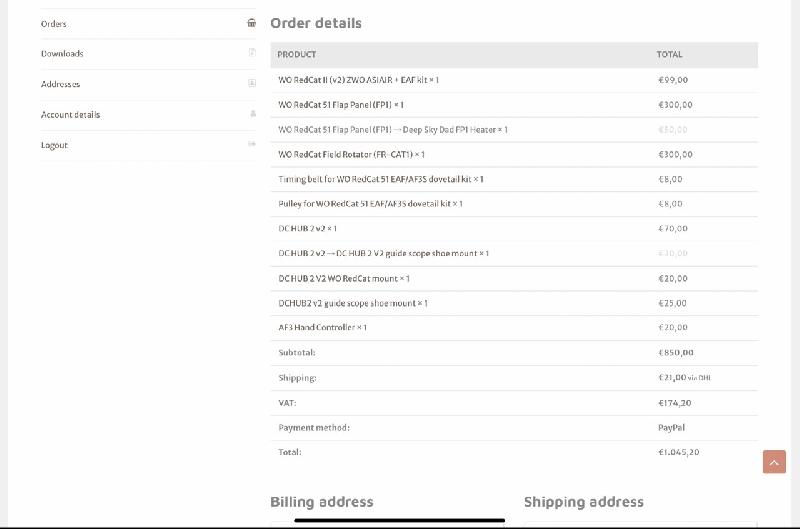 Setup DeepSkyDad pour RedCat 51 V2