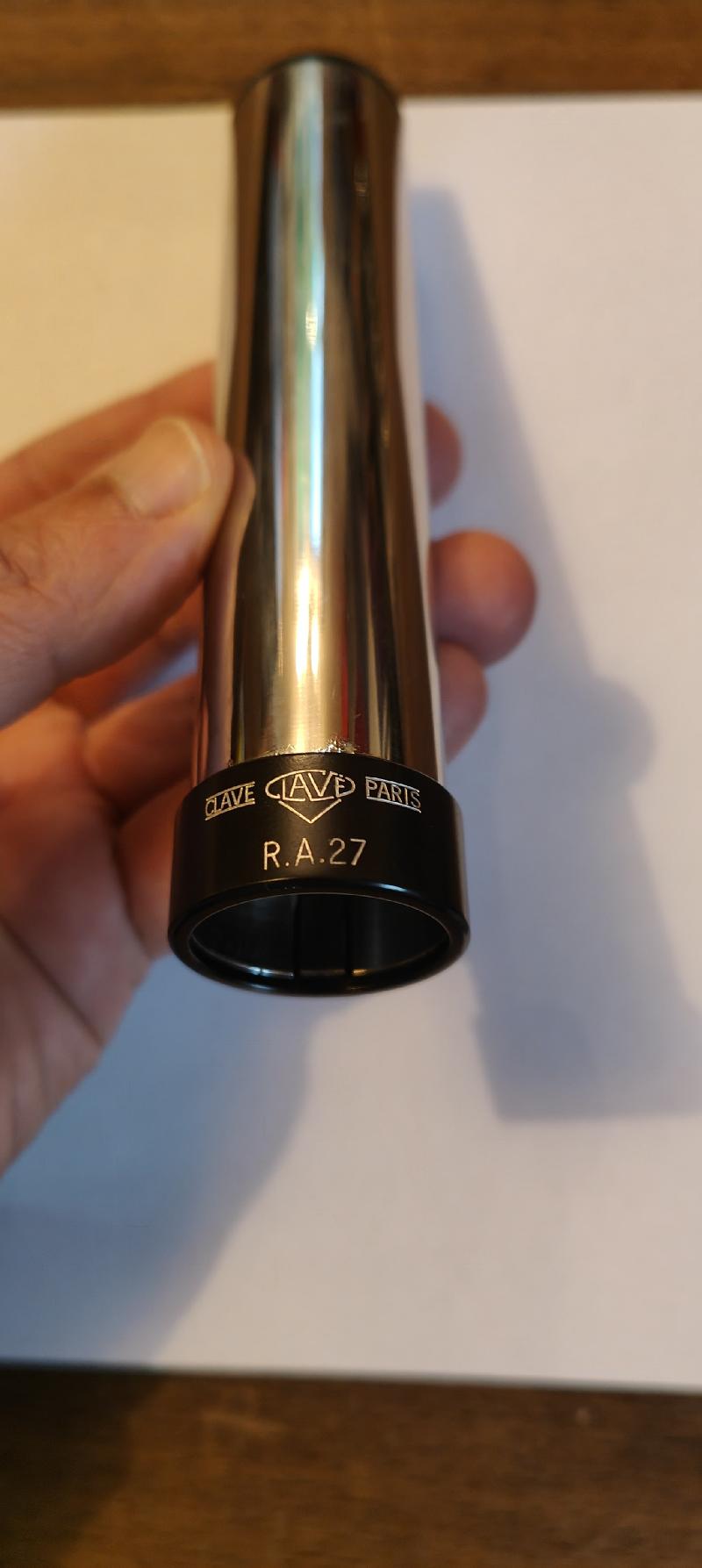 Barlow et redresseur clavé - 27mm chromés Barlow et redresseur clavé - 27mm chromés