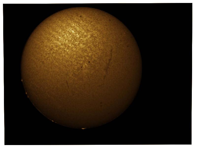 ma première photo solaire
