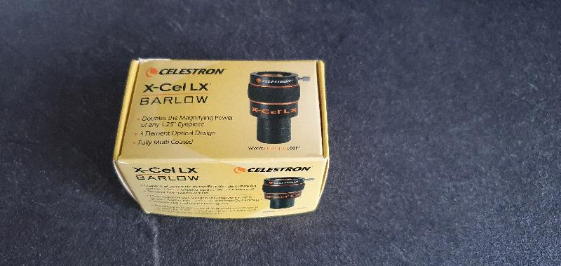 Lentille de Barlow x2 Celestron X-Cel LX Lentille de Barlow x2 Celestron X-Cel LX