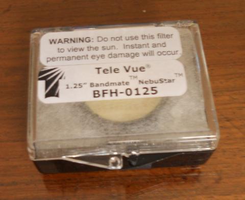 Filtre Televue 1,25" Bandmate Nebustar - UHC 1 Filtre Televue 1,25" Bandmate Nebustar - UHC 1