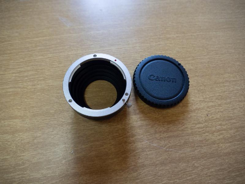 bague objectif Canon / M42 reglable