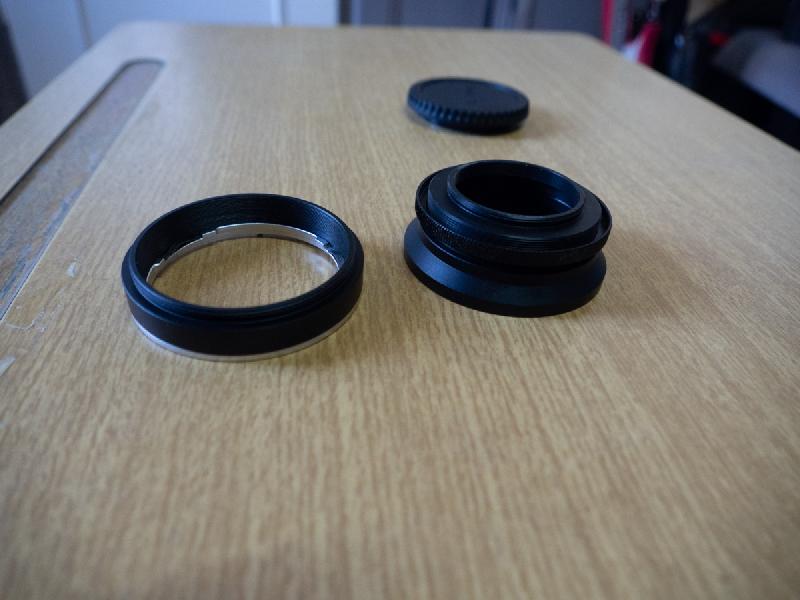 bague objectif Canon / M42 reglable