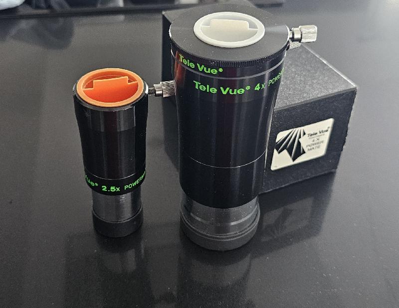TeleVue Powermate 4x et 2.5x
