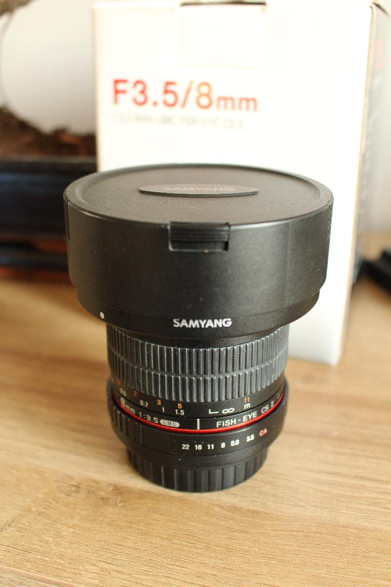 Objectif SAMYANG F3.5/8mm UMC FishEye CS II / Monture Canon Objectif SAMYANG F3.5/8mm UMC FishEye CS II / Monture Canon