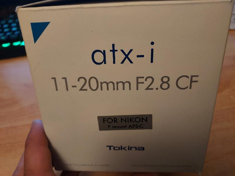Objectif grand angle Tokina atx-i 11-20mm F2.8 monture Nikon F (DX)