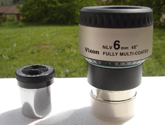 ortho Unitron 5 mm vs NLV Vixen 6 mm ortho Unitron 5 mm vs NLV Vixen 6 mm